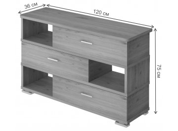 Комод СБ-40/3-ПВК
