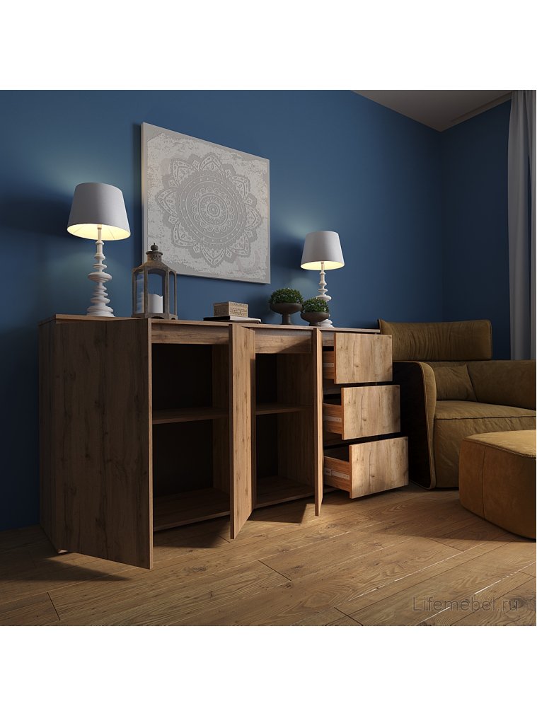 Комод Сура 1704 дуб вотан
