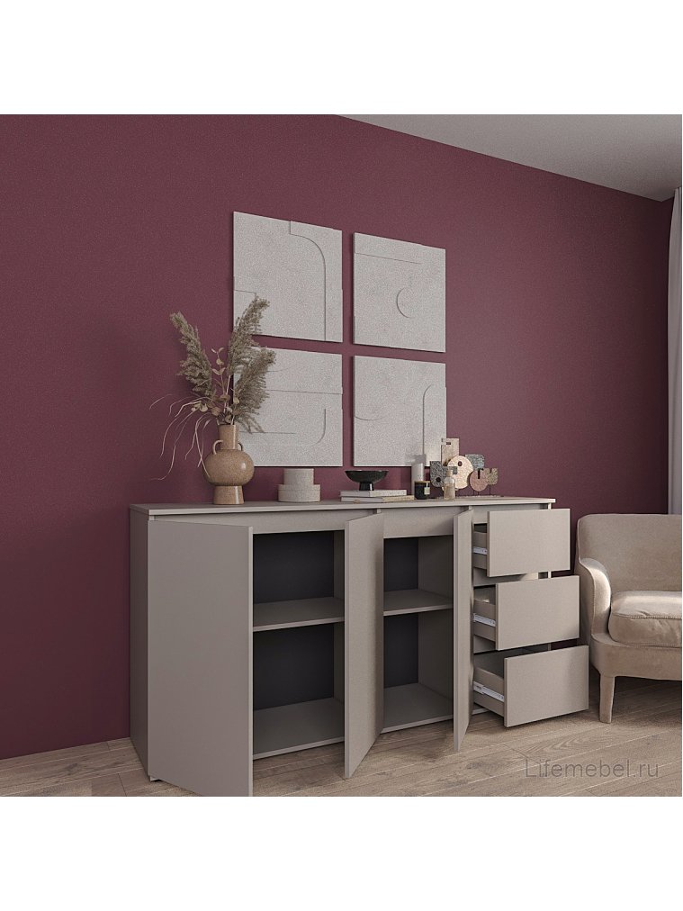 Комод Сура кашемир ЛДСП