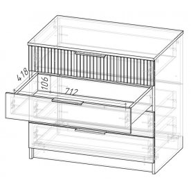Комод Такна КМ-001