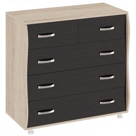 Комод тип 2 дуб сонома / венге цаво