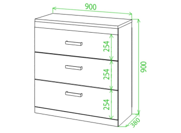 Комод Той 90 БЕБЕ