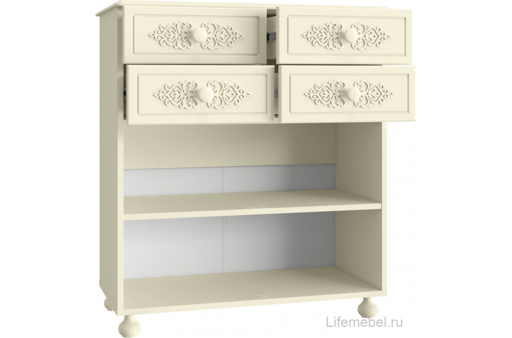 Комод Ассоль плюс АС-18 ваниль