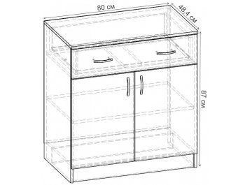 Комод Уют-2.10 К.062.800-01