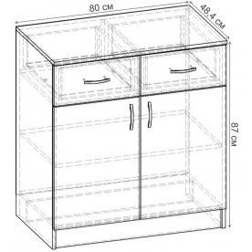 Комод Уют-2.9 К.061.800-01
