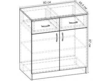 Комод Уют-2.9 К.061.800-01