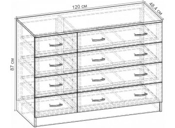 Комод Уют-3.1 К.068.1200-01