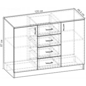 Комод Уют-3.6 К.073.1200-01