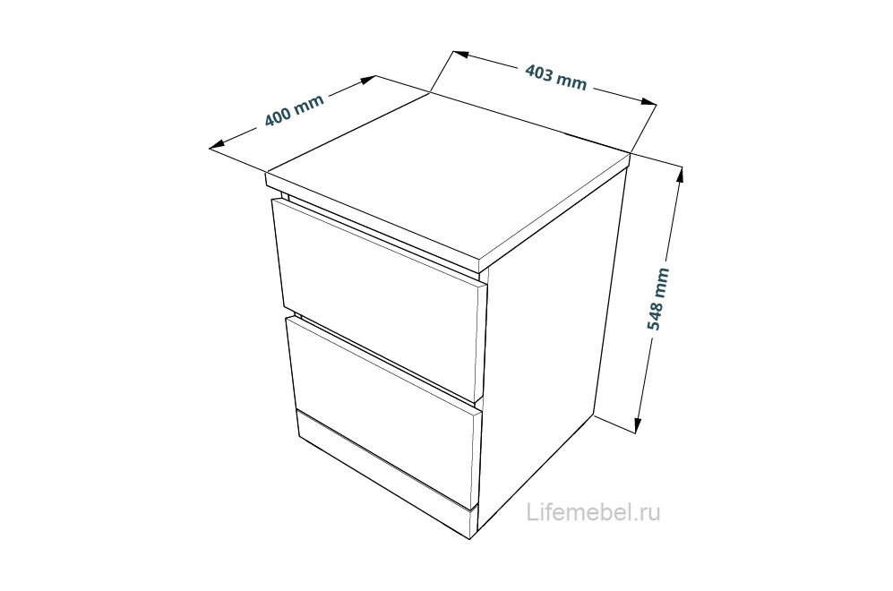 Комод Варма 2 серый