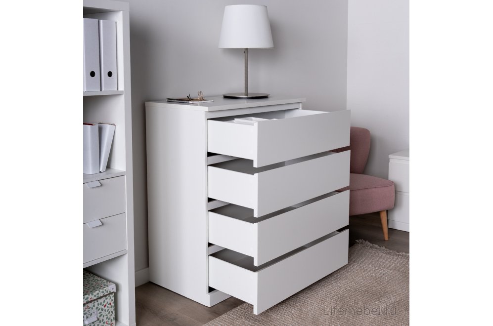 Комод Варма Прайм 4 белый