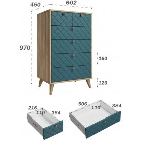 Комод Велламо ВО-02