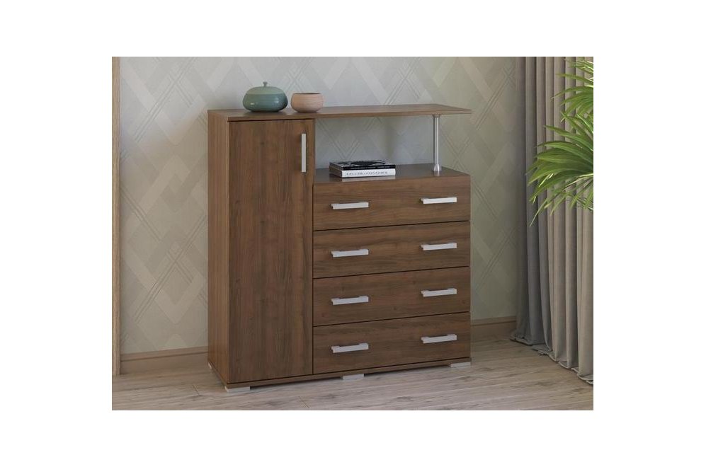 Комод Вента-10 орех левый