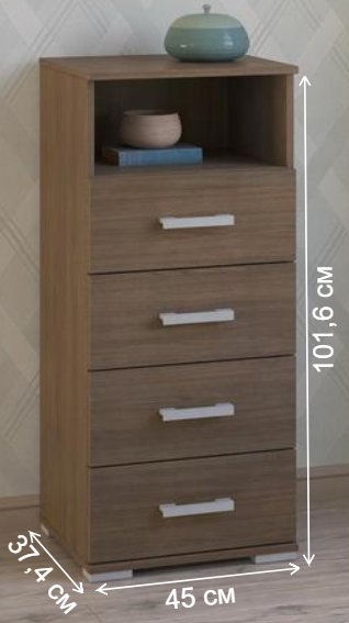 Комод Вента-75 ясень темный