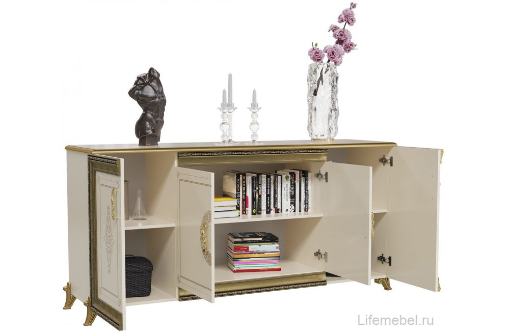 Комод Версаль 189 слоновая кость