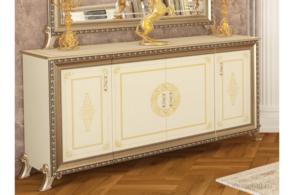 Комод Версаль 189 слоновая кость