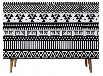 Комод Воаб орех / принт 19