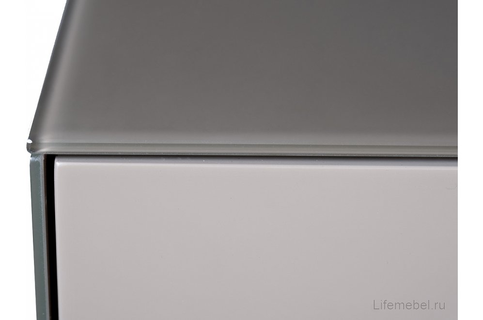 Комод Занна черный / глиняно-серый / золото