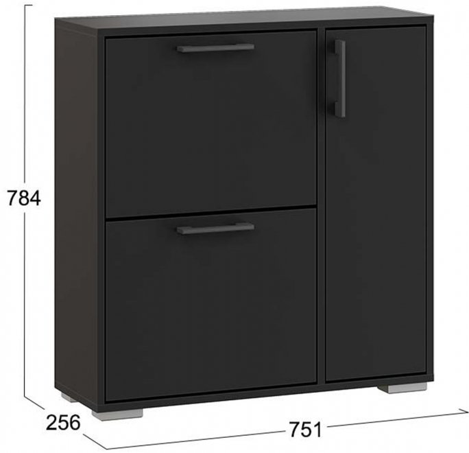 Обувница Тип 15 антрацит