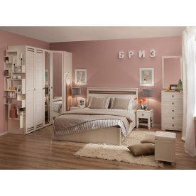 Двуспальная кровать Бриз З2.2  160x200 с ПМ