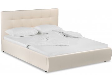 Полутораспальная кровать Афродита-2 молочный велюр bingo bone