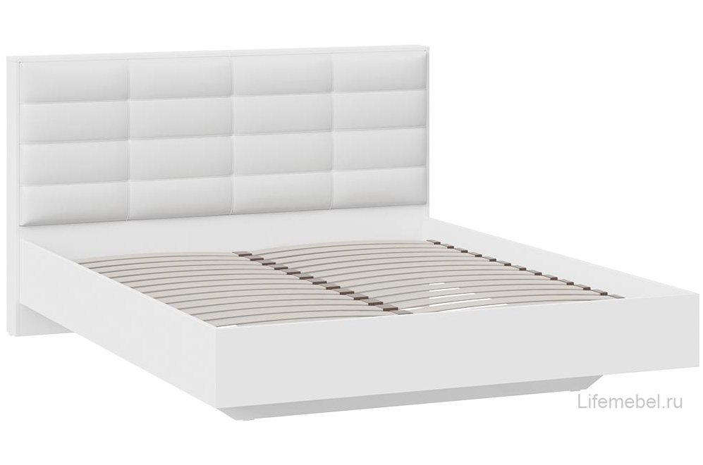 Двуспальная кровать Агата Тип 1 160х200 белая