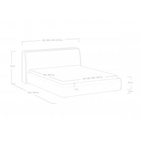 Двуспальная кровать Altea