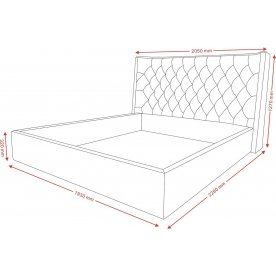 Двуспальная кровать GC1726