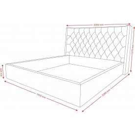 Двуспальная кровать GC1726