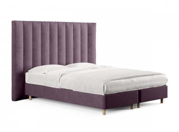 Двуспальная кровать CC Barbara лаванда микровелюр
