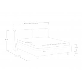 Двуспальная кровать Barcelona