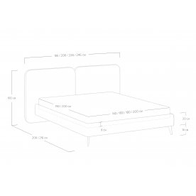 Двуспальная кровать Brooklyn