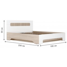 Двуспальная кровать Данк КР-004