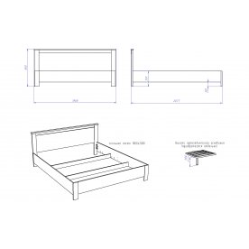 Двуспальная кровать Денвер