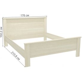 Двуспальная кровать Диана Д3