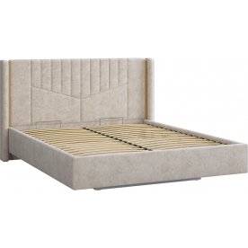 Двуспальная кровать Диор 160x200 см кашемир суфле