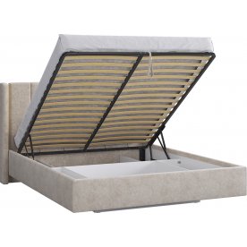 Двуспальная кровать Диор 160x200 см кашемир суфле