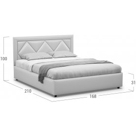 Двуспальная кровать Moon Family 1223