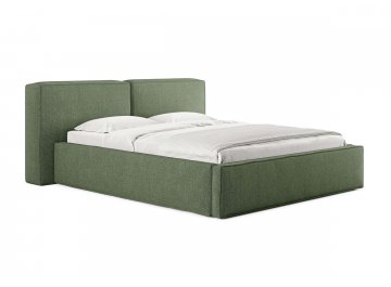 Двуспальная кровать Europa зеленая рогожка