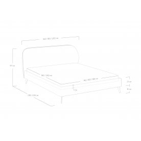 Двуспальная кровать Katrin