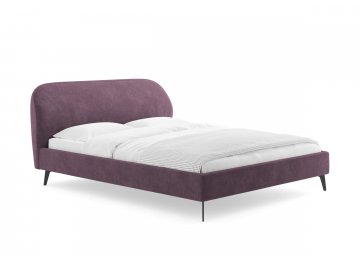 Двуспальная кровать Katrin лаванда микровелюр