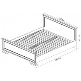 Двуспальная кровать Кентаки LOZ