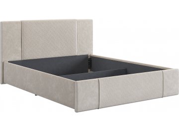 Двуспальная кровать Хлоя крем велюр