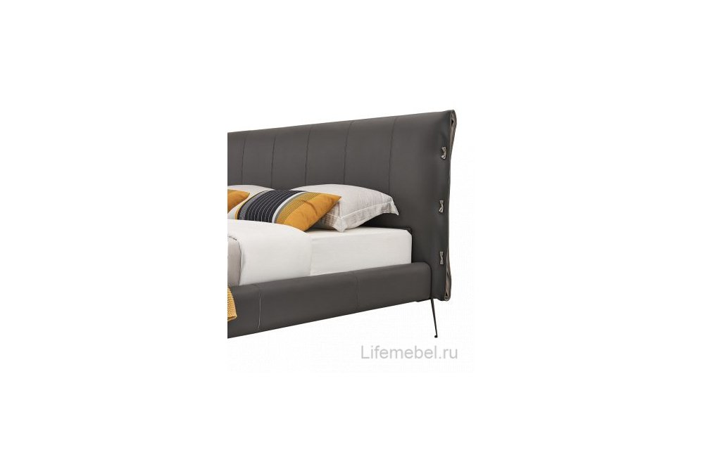 Двуспальная кровать GC1727 160х200 графит PC019-4099 / SA110