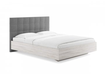 Двуспальная кровать Luiza серый лаунж