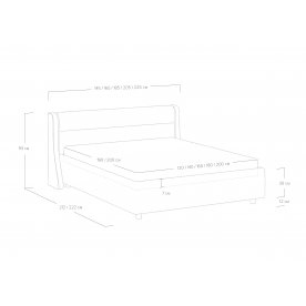 Двуспальная кровать Madrid