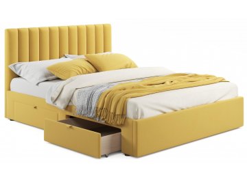 Двуспальная кровать Olivia желтый