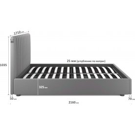 Двуспальная кровать Olivia