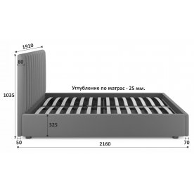 Двуспальная кровать Olivia