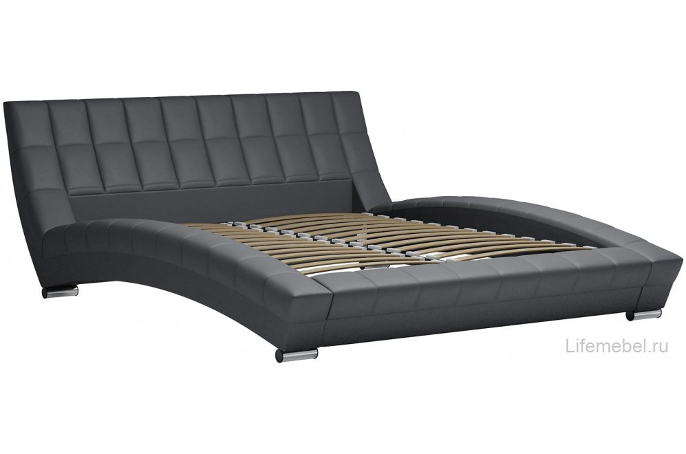 Двуспальная кровать Оливия 160х200 Н Марика 485 серый