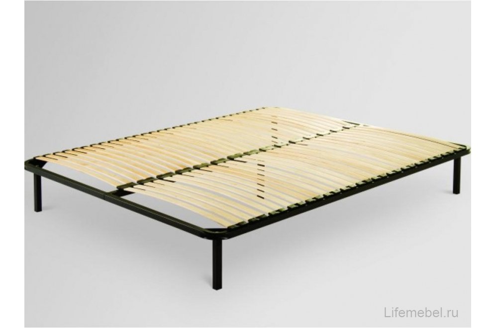 Двуспальная кровать Полина-1600 КР.005.1600-00 160х200 дуб светлый